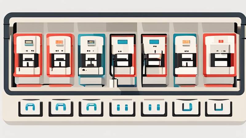 What does closing the circuit breaker to store energy mean?