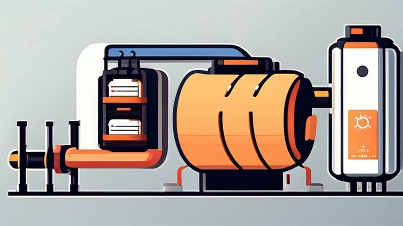 What is the principle of compressed gas energy storage