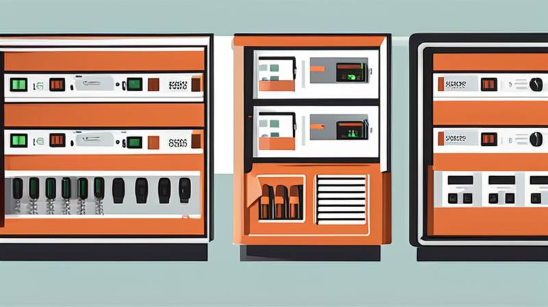 How does Schneider high voltage cabinet store energy?