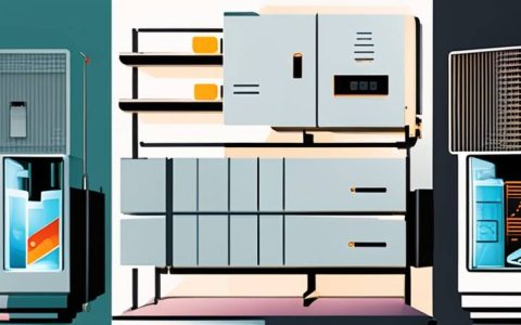 How does Schneider's central cabinet store energy?
