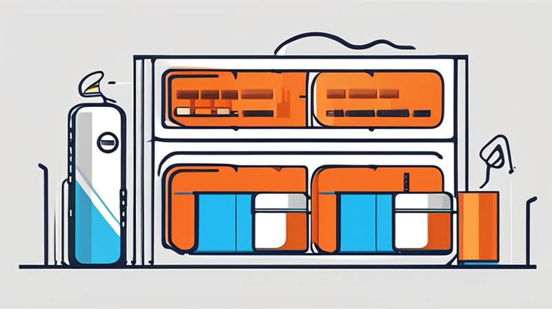 How much energy storage is configured on the user side