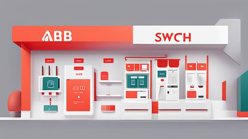 How does the ABB switch store energy?