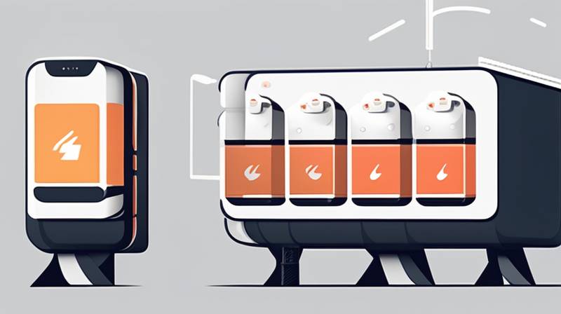 How does the energy storage motor send a signal after completing energy storage?