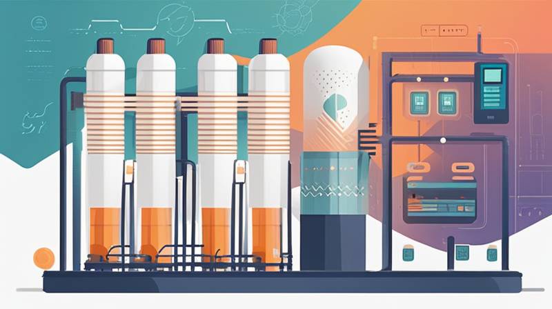 How does the energy storage plant process work?