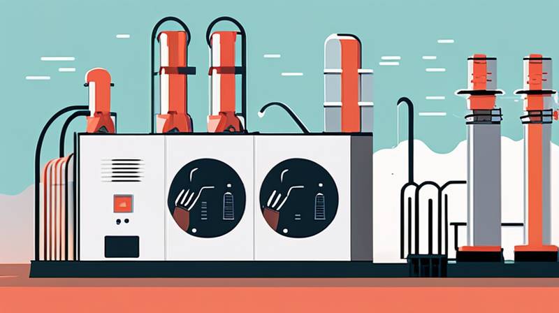 How does the energy storage power station generate power?