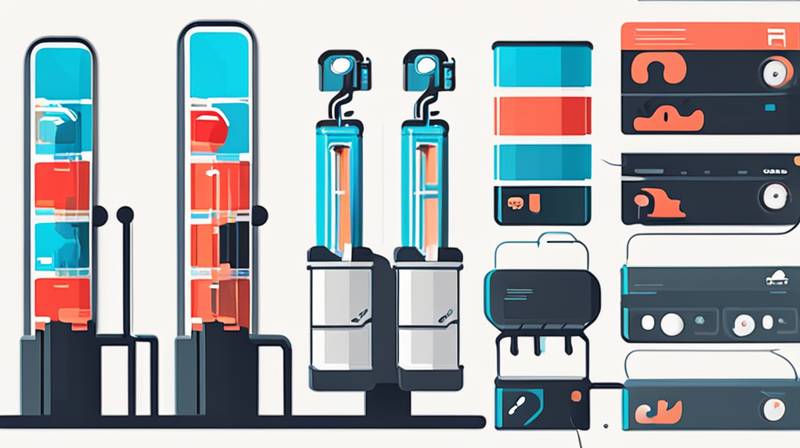 What gas is used to clean the energy storage device?