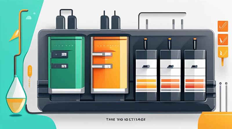 What is the battery voltage of the energy storage system?