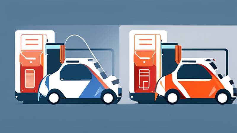 How does the mobile energy storage vehicle work?