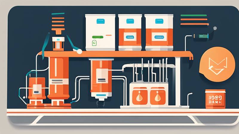 How does the oil energy storage switch store energy?