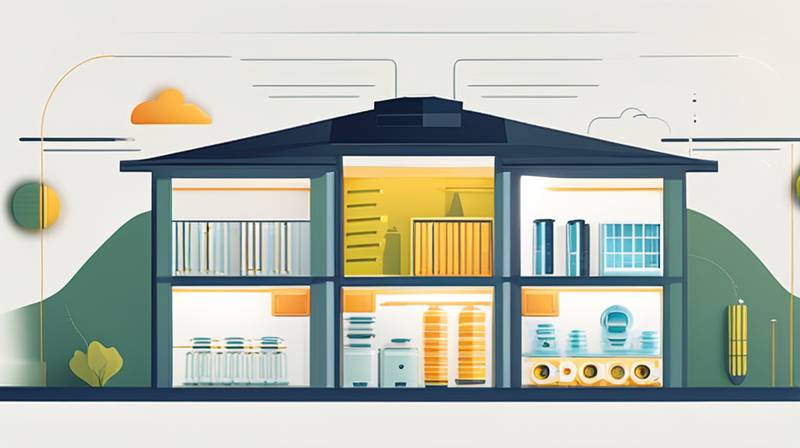 What is the energy density of different residential energy storage technologies?