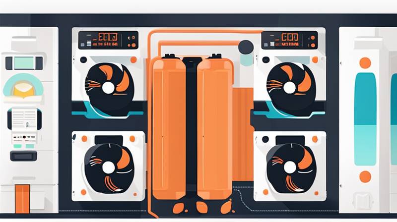 What is the fan speed of the energy storage system?