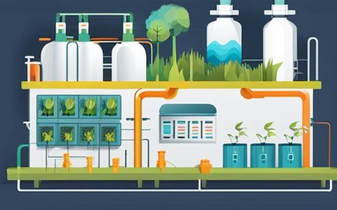 How does the water plant energy storage project work?