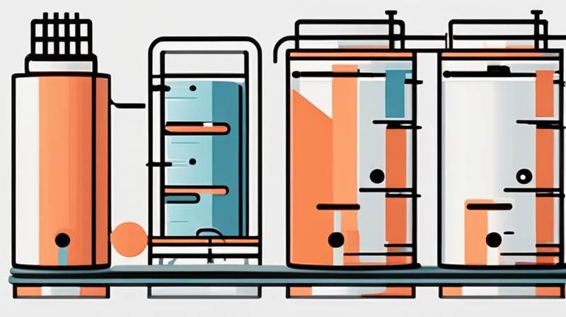 What is the heating temperature of the energy storage tank?