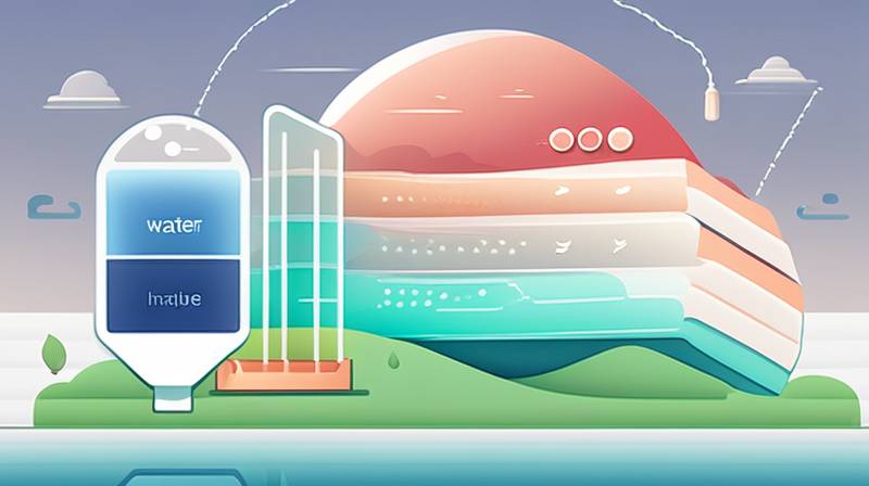 What is the principle of water layer energy storage?