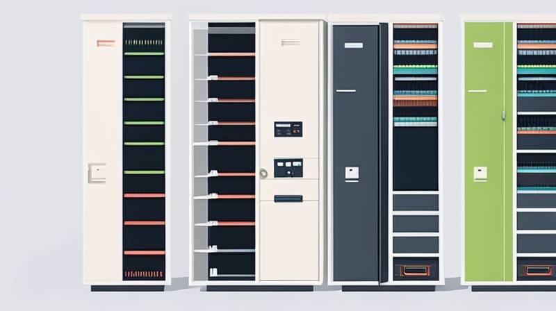 What material is the energy storage cabinet made of?