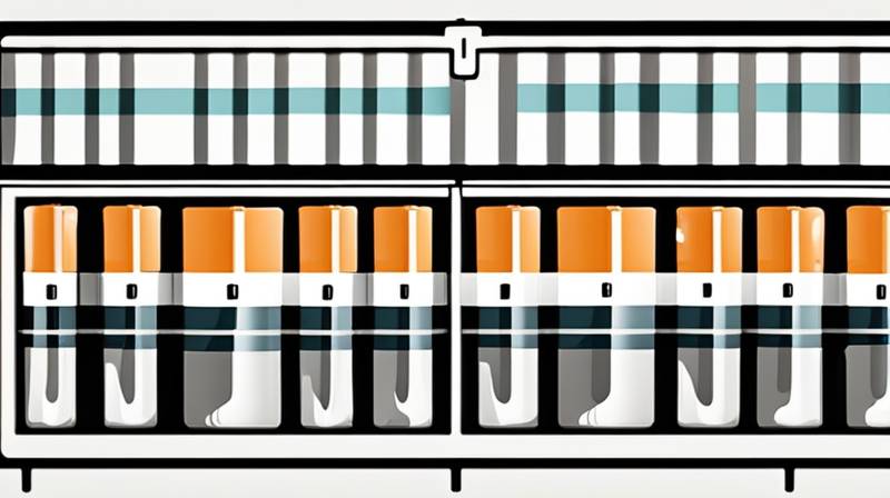 How many liters of energy storage batteries are there in the UK