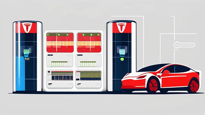 How many tons of energy storage capacity does Tesla have?