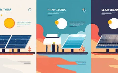 What does a solar thermal energy storage facility include?