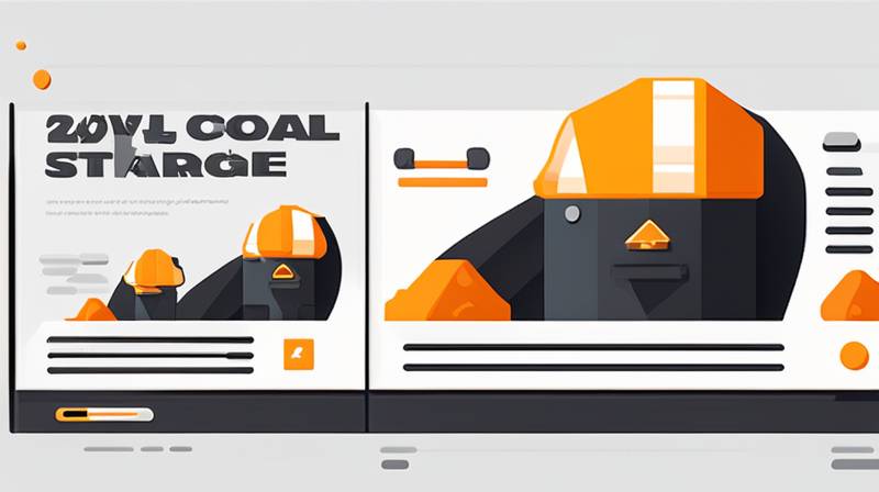 How much coal can be stored in a coal mine storage bunker?