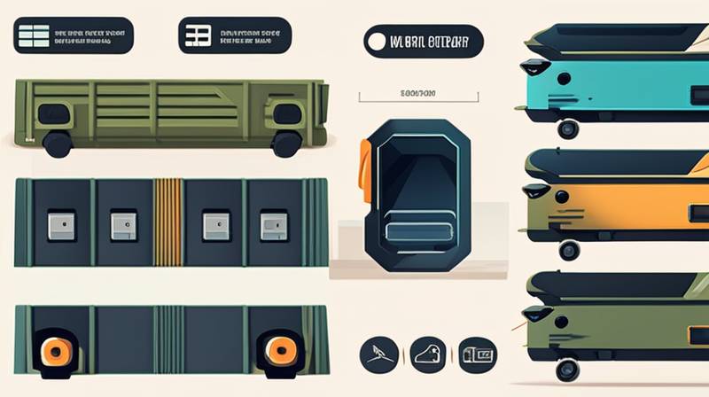 How much power does a military mobile energy storage vehicle have?