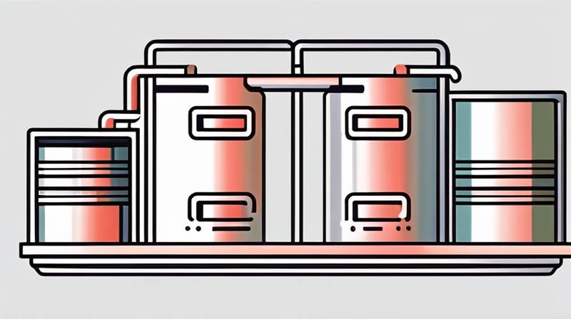 How much heat is normal in the energy storage tank?