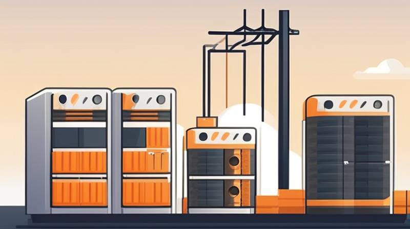 How many volts should the energy storage power supply be installed at the construction site?