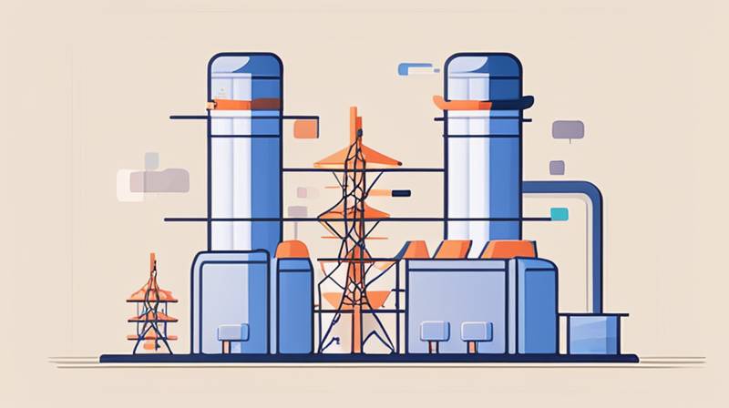 What is the foundation height of the energy storage power station?