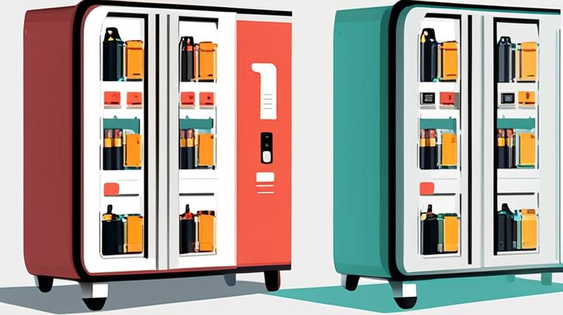 How many batteries are there in the energy storage cabinet?