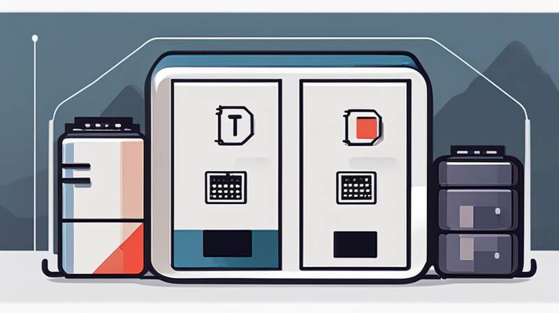 What does the energy storage high-voltage box contain?