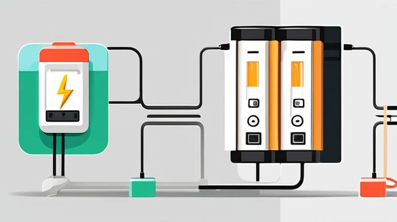 How many volts of mains electricity does a household energy storage battery have?