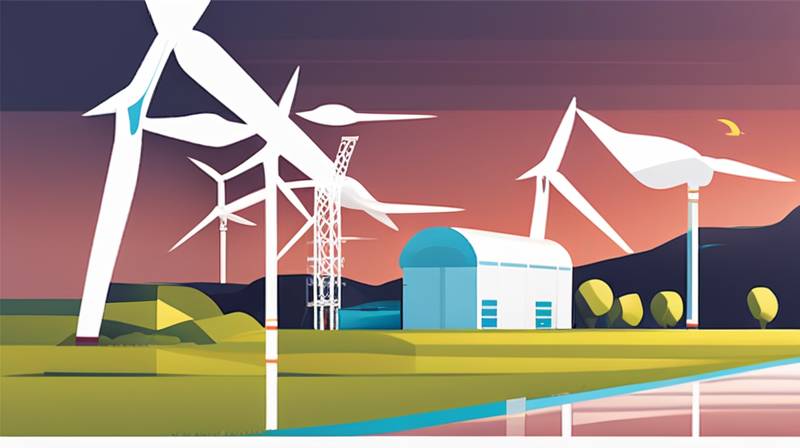 What are wind energy storage power stations?