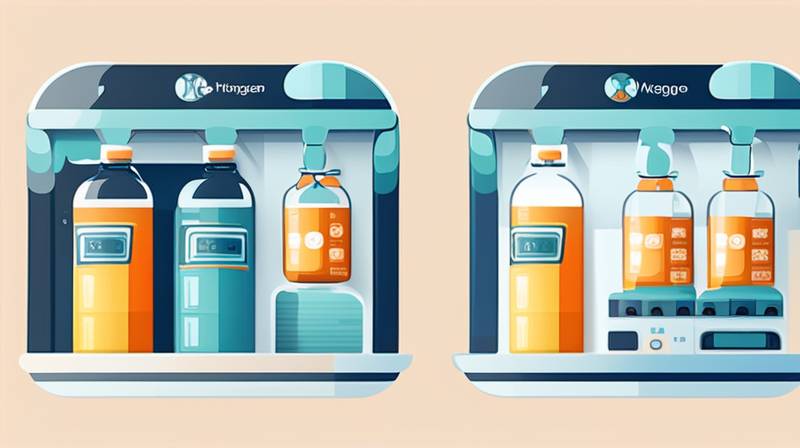 How much hydrogen can a hydrogen storage bottle store?