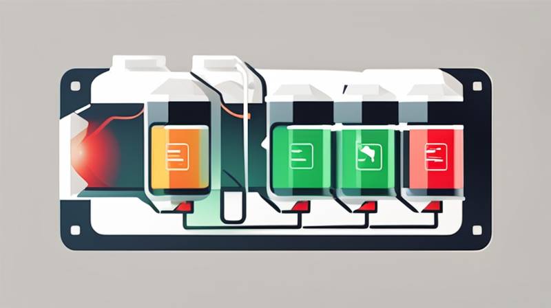 How many volts can a battery in an energy storage station reach?