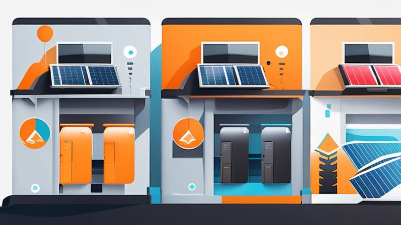 What does solar energy storage include?