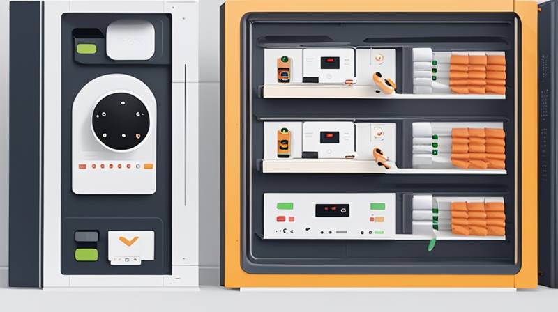 How many degrees of electricity does the energy storage cabinet have?