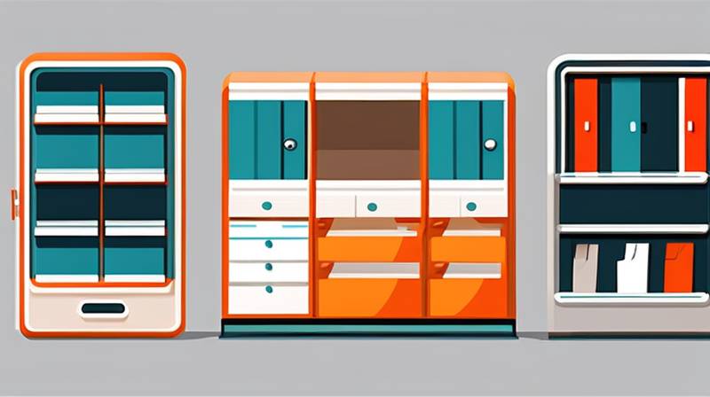 How much weight can a suspended storage cabinet bear?