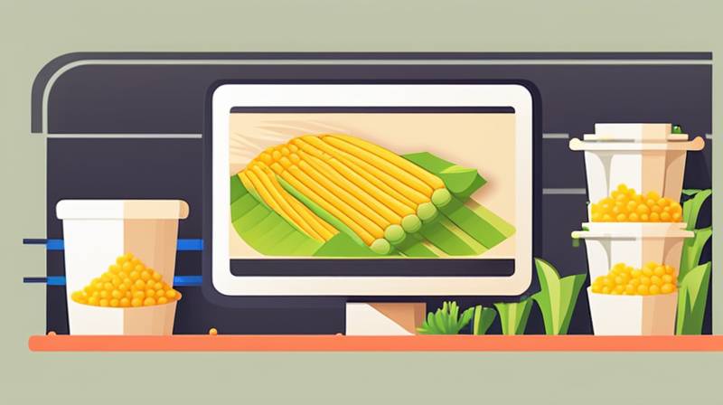 How much yellow storage can corn produce per acre