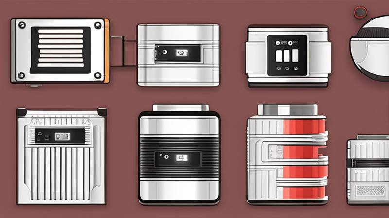 What is the hydraulic energy storage device charged with?