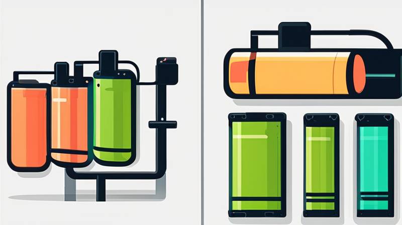 How many volts does the negative pole of the energy storage battery require?