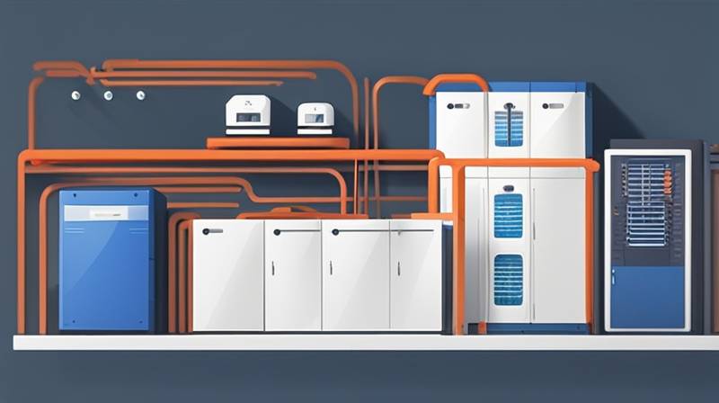 What equipment does the base station energy storage cabinet have?