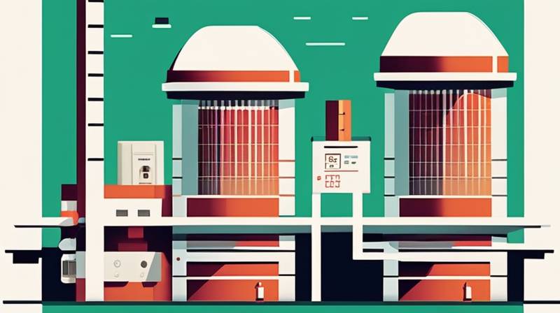 How many acres does the shared energy storage power station occupy?