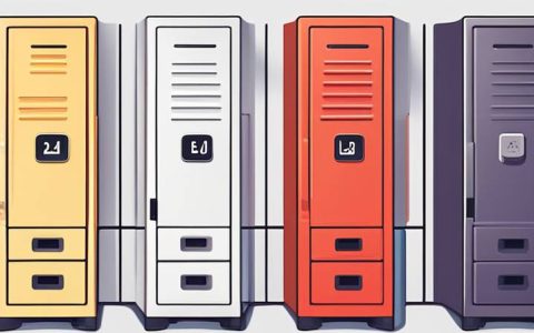 How much storage can a locker hold?