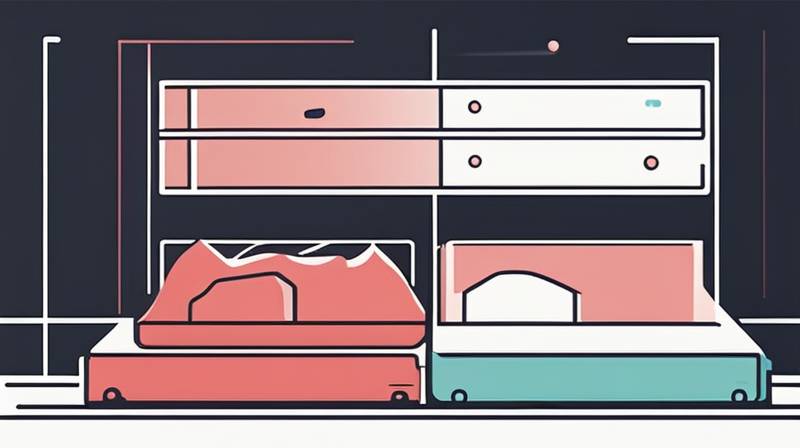 Which bed can store more stuff?