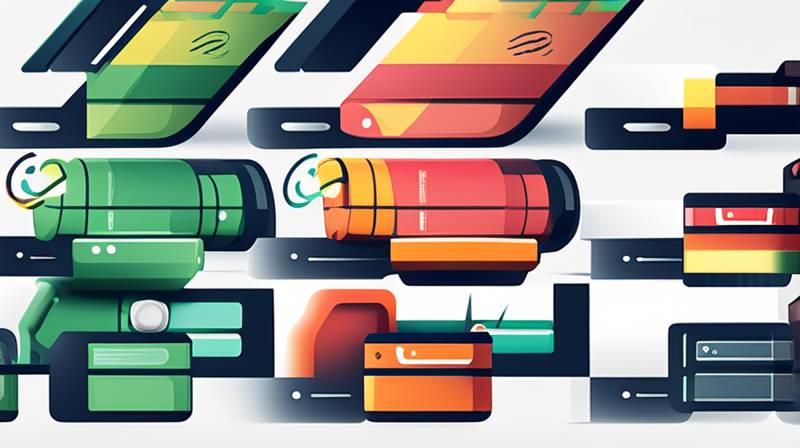 What is the energy storage ratio of various batteries?