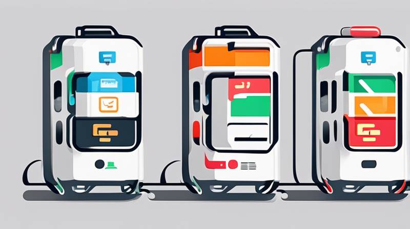 How many battery cars can the energy storage box hold?