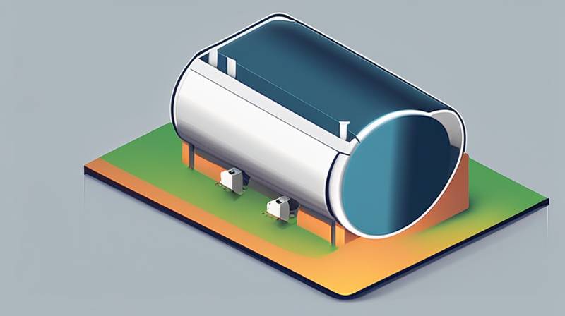 What is the appropriate pressure for the energy storage tank?