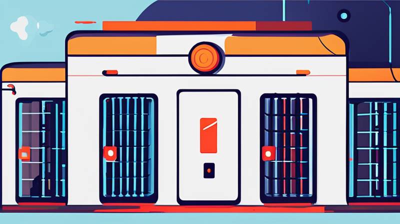 Which companies are in the large-scale energy storage market?