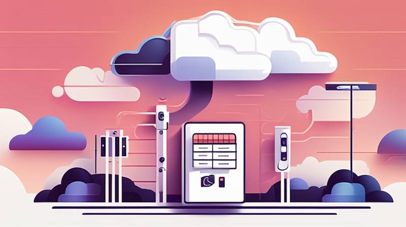 What is the principle of cloud energy storage?