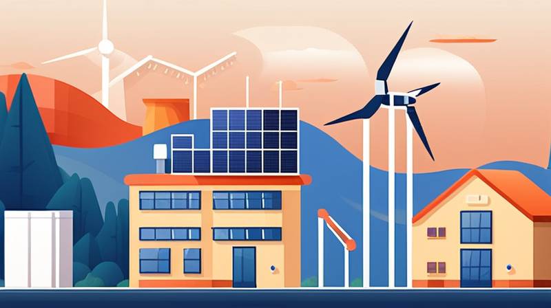 What energy storage is used for wind and solar energy?