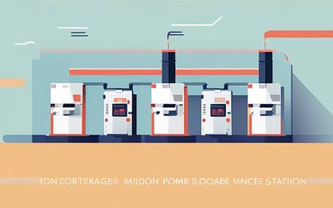 What mode does the energy storage power station use?